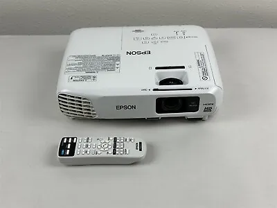 (FOR PARTS) Epson PowerLite Home Cinema 730HD 3LCD WXGA Projector - 3000 LUMENS • $125.99