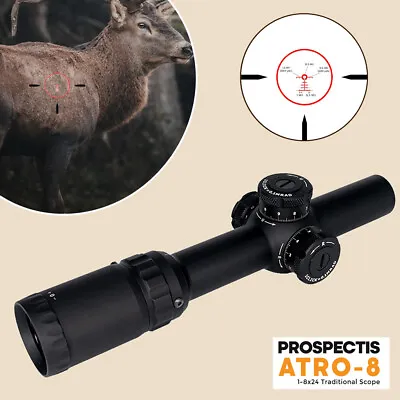$989.95 • Buy ACCUFIRE 1-8X24mm First Focal 30mm Tube CQB-Comp Reticle Shockproof #Riflescope 