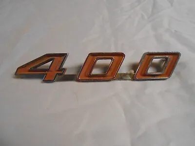 Vntage 67-69 Pontiac Firebird 400 Engine Badge Emblem Hot Rod Muscle Car 9789482 • $15