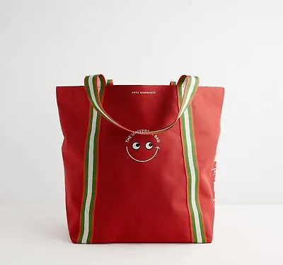 UK FREE DELIVERY - Anya Hindmarch Red Universal Bag City Super Hong Kong BNWT • £59.99