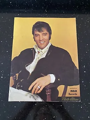 Elvis Presley 1970 Tour Concert RCA Records Photo Album Picture Book Souvenir • $14.99