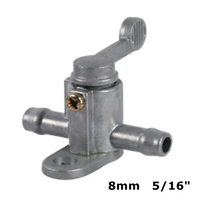 8mm Inline Fuel Tank Tap On/Off Petcock Switch For ATV Motorcycle Dirt Bike • £4.98