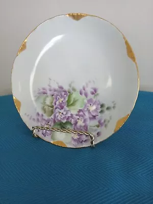 L. Whipple Versailles Bavaria Vintage Hand Painted Porcelain Plate 6  Display • $5.99