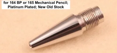 New Old Stock Montblanc Platinum Plated Nose Cone For 164 BP & 165 Mech Pencil • $34.99