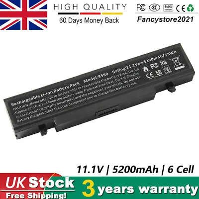 Laptop Battery For Samsung RV511 RV515 AA-PB9NS6B R519 R580 AA-PB9NC6B Q318 FS • £15.99