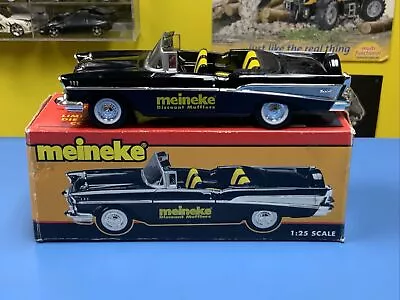 Meineke 1957 Chevy Bel Air Convertible 1:25 Scale Diecast  Coin Bank • $29.99