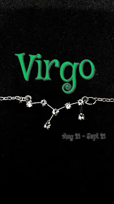 Virgo Zodiac Constellation Necklace Silver Color CZ Stones 18'' Chain  • $11.28