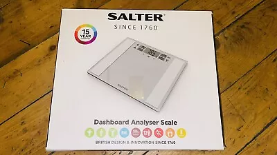 SALTER Dashboard Analyser Scale  Quick Read Display Bmi Pink Weighing Scales • £19.99