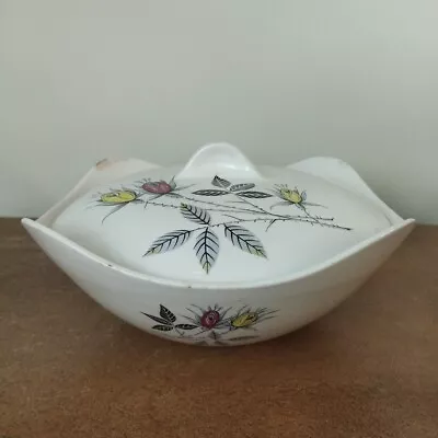 Vintage 1960s Midwinter 'Rose Lane' Pattern Vegetable Serving Tureen Rare  • £9.95