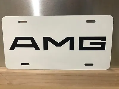 AMG Mercedes Benz German Racing Oil License Plate Reproduction • $15.99
