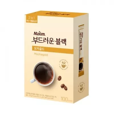 Maxim Korean Mocha Gold Smooth Instant Coffee W/ Sugar Mix Drink 맥심 부드러운 블랙 모카골드 • $46.99