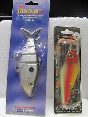 2 New On The Card Lures; A Kick Back Floater And A Megabait Lipless Crankbait • $16.99