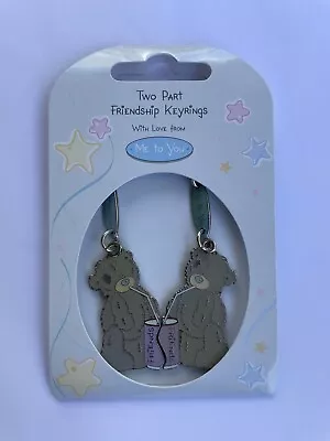 Me To You Bear - 2 Part Friendship Keyring’s - Friends/Friends - Sharing A Drink • $7.70