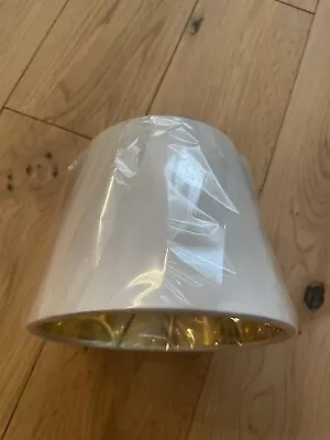 NEW - Fabric Lampshade Cream Wall Light Or Table Lamp - 110mm Top To 150mm • £4.99