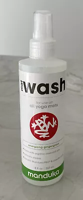 Manduka Yoga Mat Wash 8 Oz Energizing Gingergrass Organic Essential Oils Natual • $18