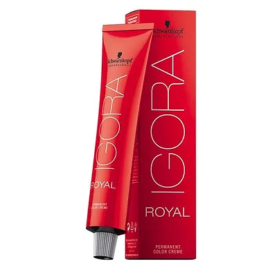 Schwarzkopf Igora Royal Hair Dye Colour Color Cream 60ML More Colors In Store • £7.99