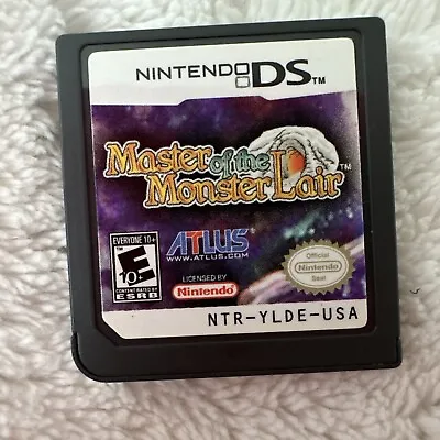 Nintendo DS Game Only Master Of The Monster Lair A • $14