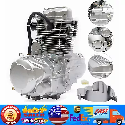 4 Stroke 250cc DIRT BIKE ATV Engine Motor W/ 5 Speed Transmission Electric Start • $360.05