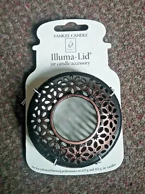 Brand New Yankee Candle Patterned Illuma Lid  - Great Gift For Any Candle Lover • £5.98