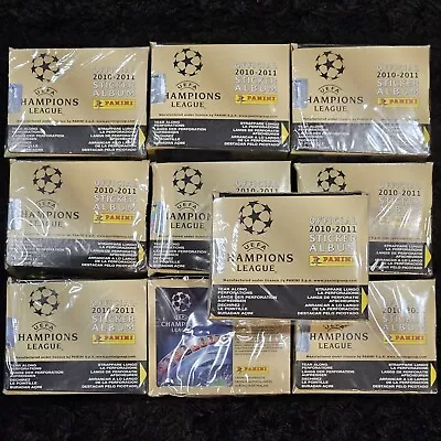 2010-11 Panini​ UEFA​ Champions​ League​ Sticker​s Lot 10 Box (50pack/Box) • $350