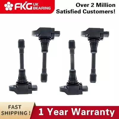 4PCS Ignition Coil For Nissan Altima Sentra Versa Rogue 2.5L 2.0L Infiniti UF549 • $532.98