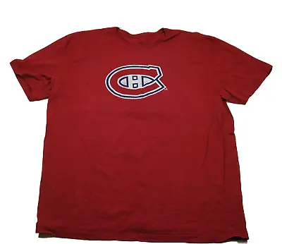 Montreal Canadiens Retro Sport NHL Habs Team Logo Hockey T-Shirt XL & XXL • $19.99