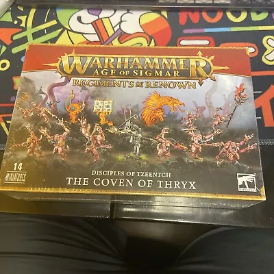Warhammer Age Of Sigmar Regiments Of Renown The Coven Of Thryx Sealed • $54.99
