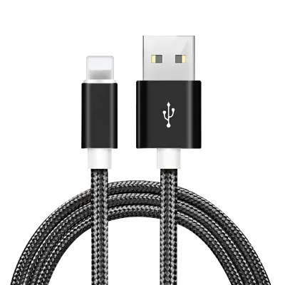 HeavyDuty Fast Charge Braided 1M 2M USB Charger Cable For IPhone 6 6S 7 8 X IPad • £3.59