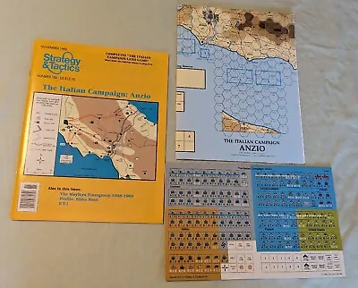 $30 • Buy Strategy & Tactics # 155 1992 Italian Campaign Anzio UNPUNCHED S&T