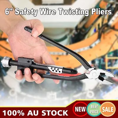 6INCH Aircraft Safety Wire Twist Pliers Locking Twisting Twister Lock Plier Tool • $18.19