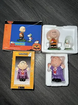 Department 56 Peanuts Best Pals Charlie Brown Snoopy Kurt S. Adler Vampire 3.5”￼ • $30.50