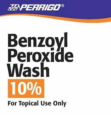 Perrigo Benzoyl Peroxide 10% Acne Medication Face Wash Topical Use 8 Oz 2 Pack • $29.29