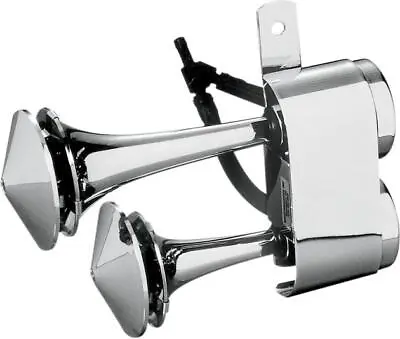 Rivco Air Horn Chrome For Harley Davidson Motorcycles • $229.95