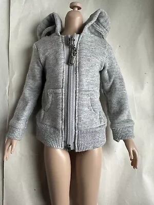 NINE9 STYLE TONNER MATT O’NEILL 17” Fashion Doll SIZE GRAY ZIP-UP HOODIE JACKET • $30