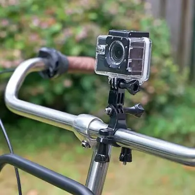 Bike Bicycle Handlebar Mount Adapter Holder Clamp For Action Camera GoPro • £6.92