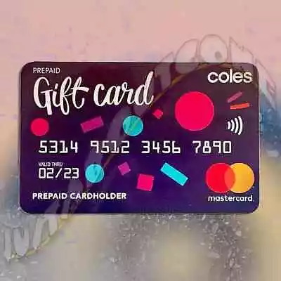 Coles Little Shop 2 Gift Card Prepaid II ─ Mini Collectables Groceries FREE POST • $6.60