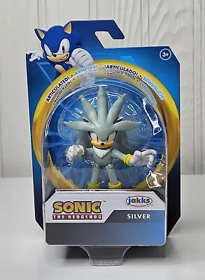 Sonic The Hedgehog Silver 2.5  Figure Jakks Collectible Toy 2023 Retail Package • $9.99