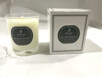 Parks London Black Magic Candle Orange Lemongrass Basil White Gift Boxed New • £12.49