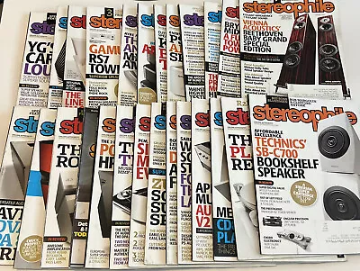 $65 • Buy STEREOPHILE Magazine 2015-2018 LOT OF 26