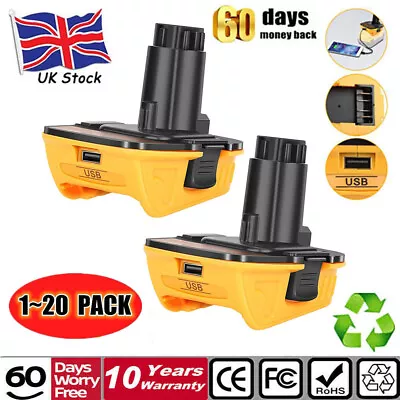 For Dewalt Battery Adapter DCA1820 18V 20V Li-ion Convert To Ni-Cd DC9096 Ni-MH • £108.98