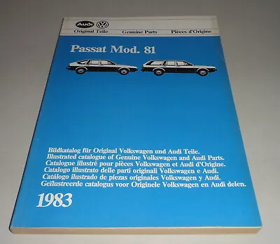 Image Catalogue Parts Catalog VW Passat B2 32b Model Year 1981 Stand 1983 • $43.46