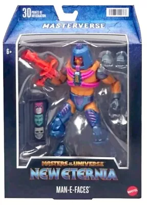 MAN-E-FACES Masters Of The Universe Motu NEW ETERNIA He-man REVELATIONS Figure • $34.99