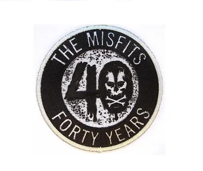 MISFITS 40th Anniversary - Embroidered Iron On PATCH Licensed Artwork 3  X 3  • $10.49