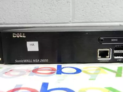 Dell Sonicwall NSA 2600 1Gbps Network Security Appliance Firewall • $100