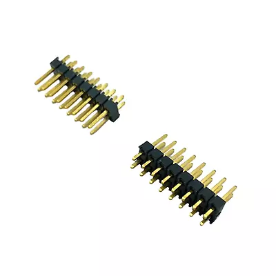 SAMTEC TSW-108-07-G-D Connector PCB Header Strips 16POS .100  DL Gold (50-Pack) • $37.99