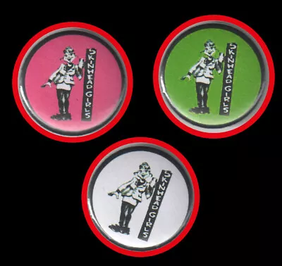 £3.02 • Buy Skinhead Girls  Button   Ska/skin/oi!/skingirl/way Of Life/boots&braces/plug