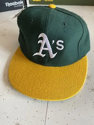 NWT W/ Defect Oakland A’s Athletics Made In USA New Era Hat - 7 Fits Like 6-7/8 • $15