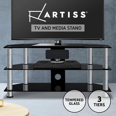$89.95 • Buy Artiss TV Stand Entertainment Unit HiFi Media CD Shelf Storage Cabinet 3 Tiers