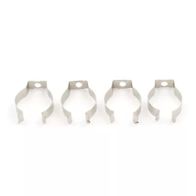 4Pcs Holder T8 Fluorescent Tube Lamp Bracket Clips Socket Lampholder Silve Y S~L • £4.55