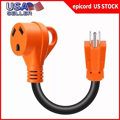 15A Male To 30A RV Adapter Cord 12 Inch RV Dogbone Adapter Cord ETL Listed • $12.99